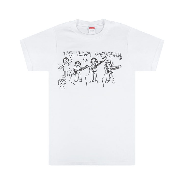 Supreme The Velvet Underground Drawing T-Shirt "White"
