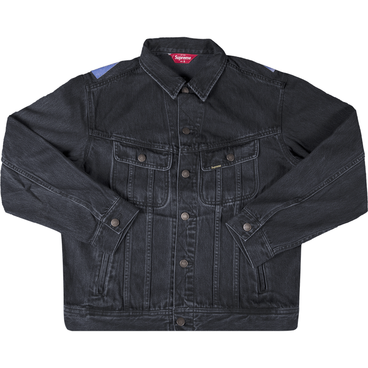 Supreme New York Painted Trucker Jacket "Black"
