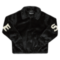 Supreme Faux Fur Bomber Jacket "Black"