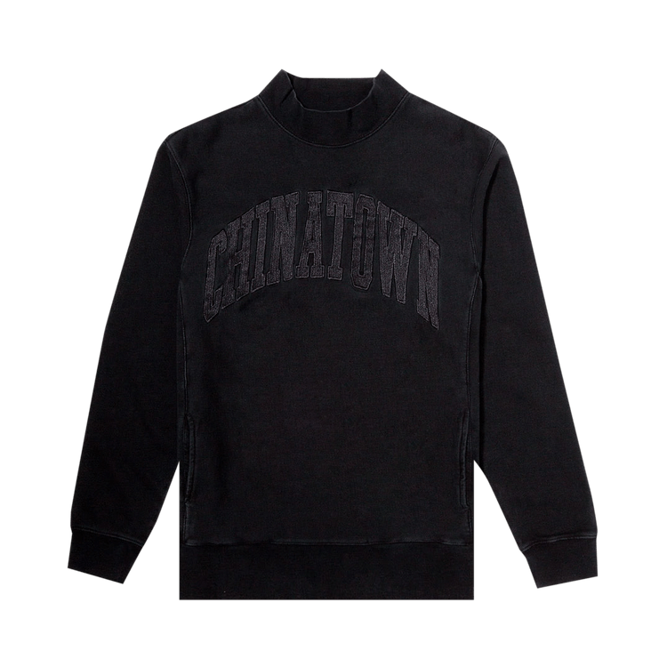 Chinatown Market Arch Mock Crew Neck "Black"