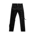 Raf Simons Double Destroyed Denim Jeans "Black"