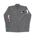 Raf Simons Punk Patch Checkered Shirt "Black/White"