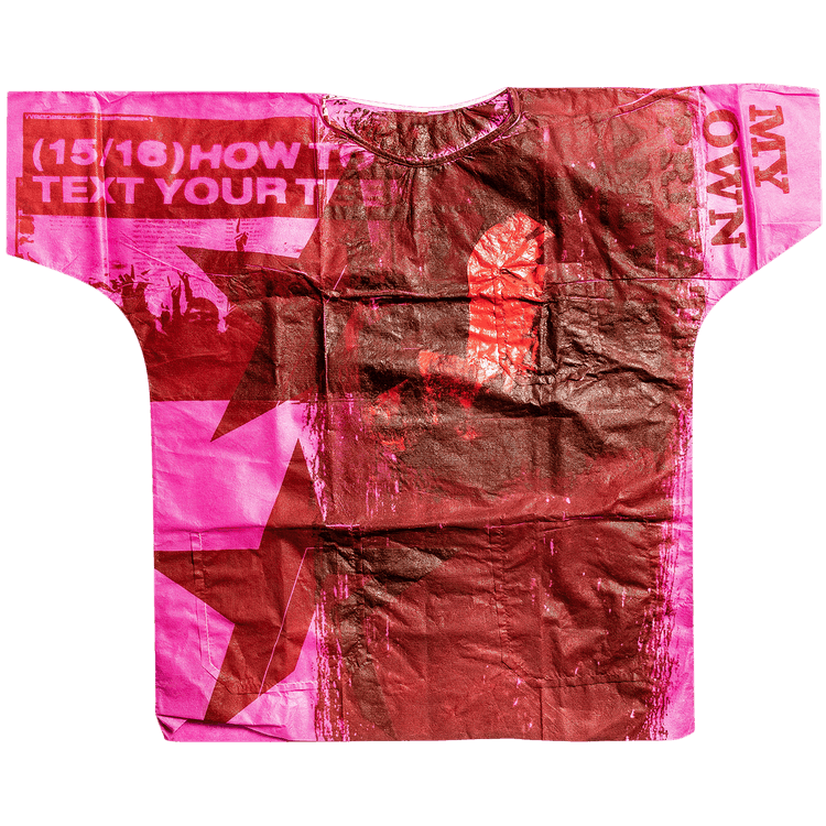 Raf Simons Handpainted Hospital Top "Multi"