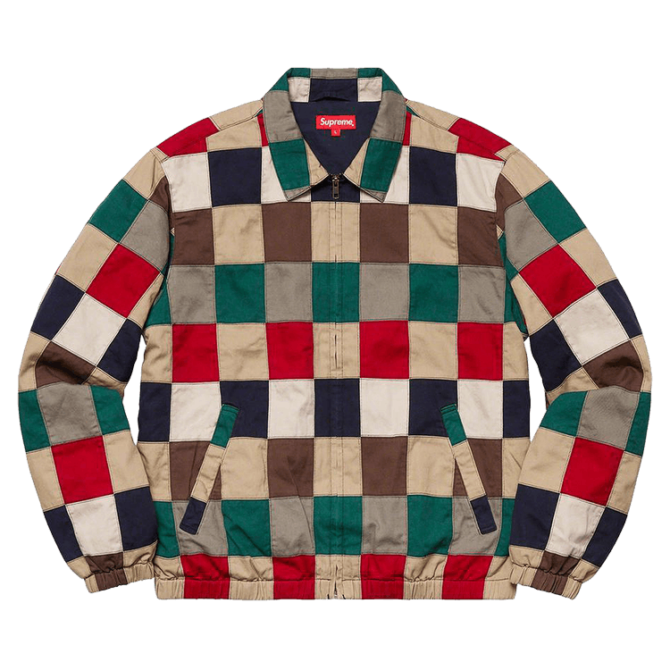 Supreme Patchwork Harrington Jacket "Multicolor"