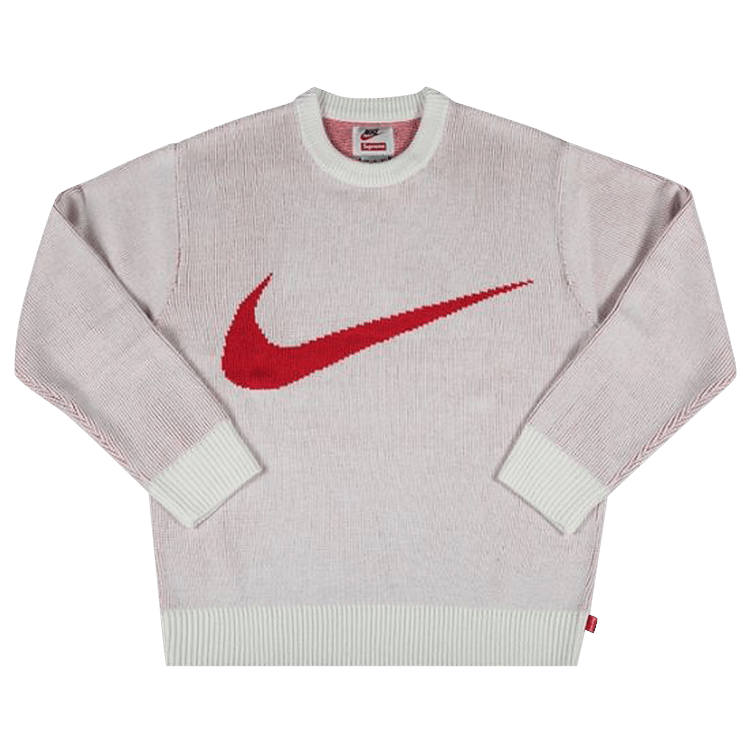 Supreme x Nike Swoosh Sweater "White"
