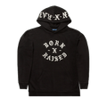 Born x Raised Front Street Long-Sleeve Hoody "Black Cream"