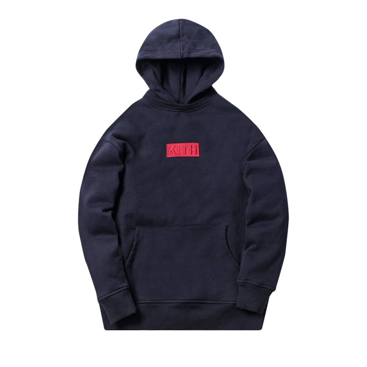 Kith Classic Logo Williams II Hoodie "Navy"
