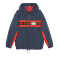 Gucci Nylon Jacket With Web and Gucci Label "Blue"