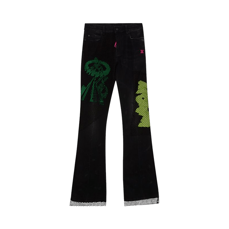 Off-White Vintage Skinny Stacked Jeans "Black"
