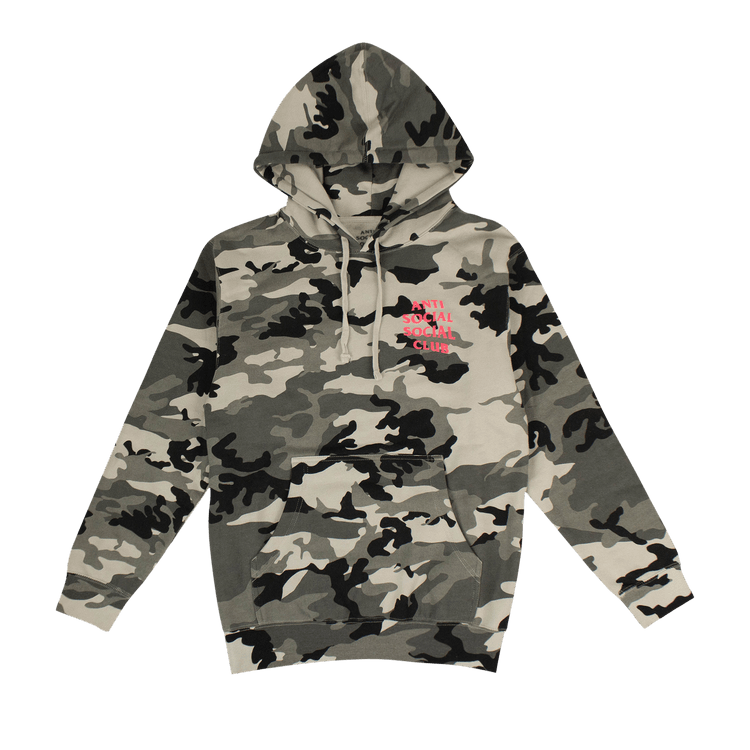 Anti Social Social Club Frozen ASSC Hooded Sweatshirt "Green Camo"