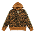 BAPE x MCM Camo Zip Hoodie "Brown"