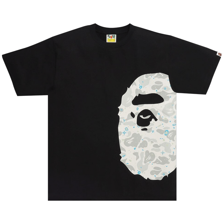 BAPE Space Camo Side Big Ape Head T-Shirt "Black"