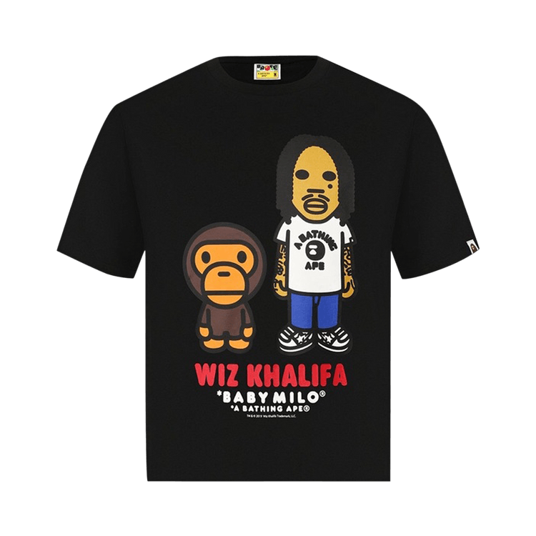 BAPE Baby Milo x Wiz Khalifa T-Shirt "Black"