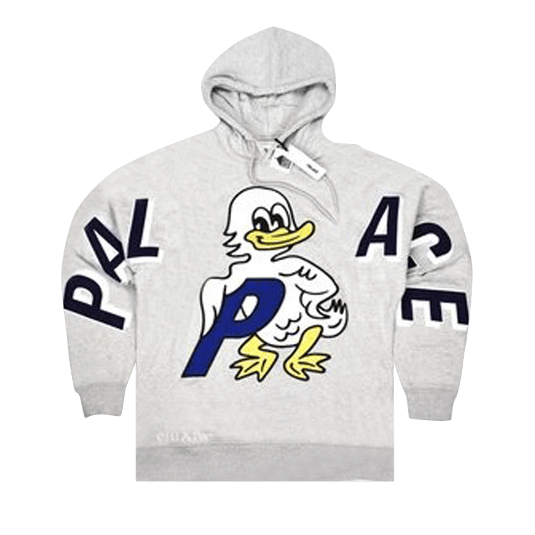 Palace Duck Out Hood "Grey Marl"