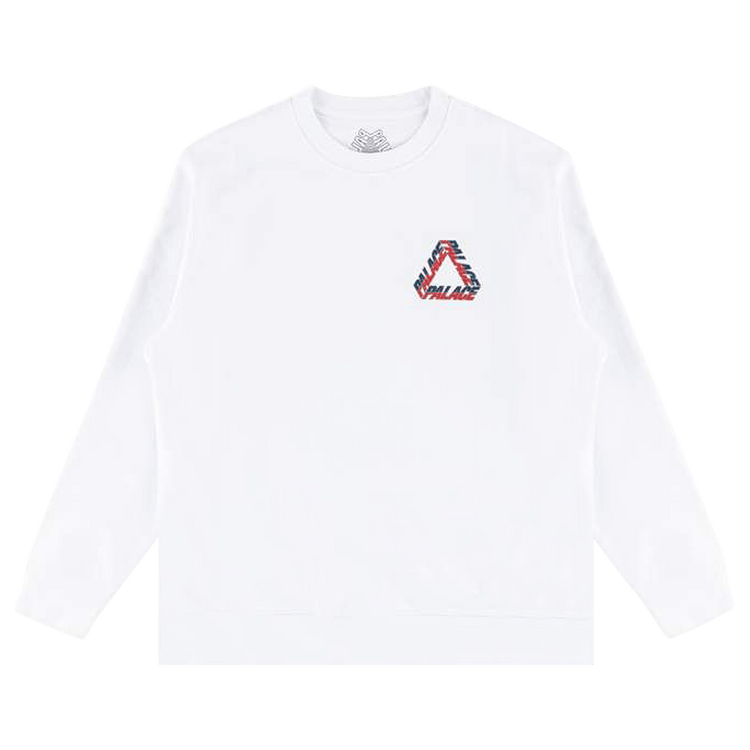 Palace Split P3 Crew "White"