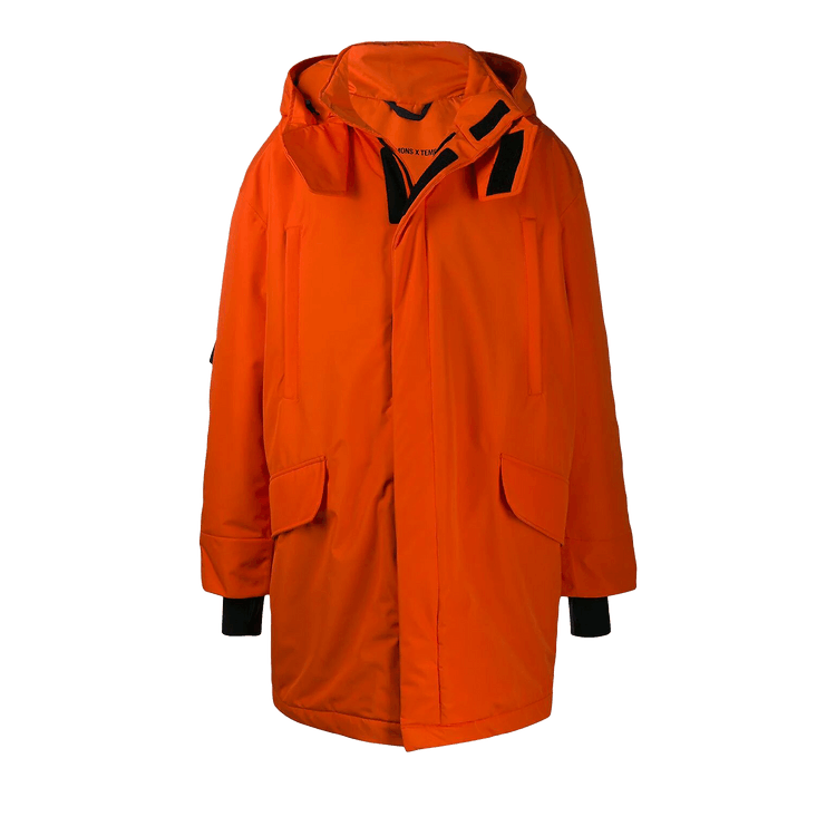 Raf Simons x Templa Oversized Ski Jacket "Orange"