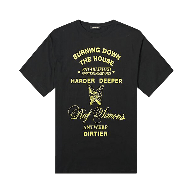 Raf Simons Harder Deeper Oversized Tee "Black"