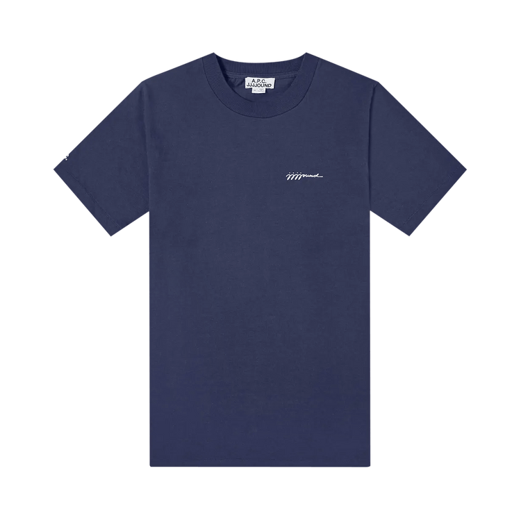 A.P.C. x JJJJound Logo T-Shirt "Dark Navy"