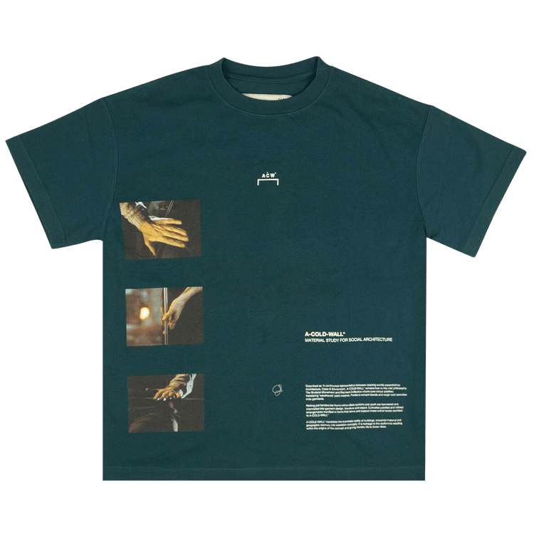 A-Cold-Wall* Glass Blower T-Shirt "Deep Teal"