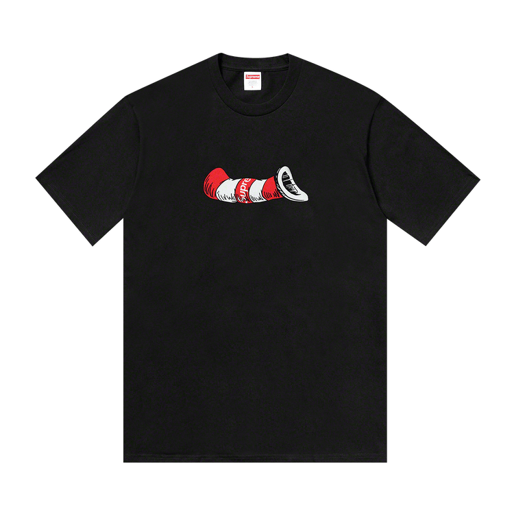Supreme Cat in the Hat T-Shirt "Black"
