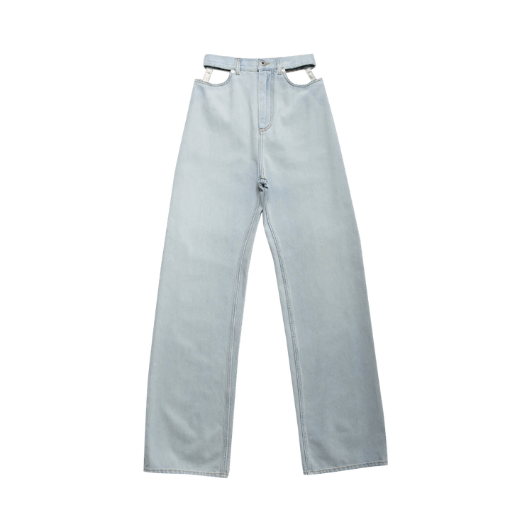 Maison Margiela Cut Out Waist Jeans "Blue"
