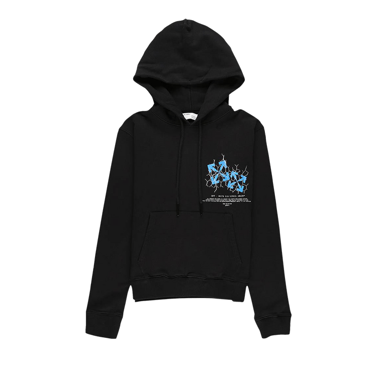 Off-White Fence Arrow Hoodie "Black"