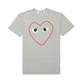 Comme des Garçons PLAY Heart Outline T-Shirt "Grey"