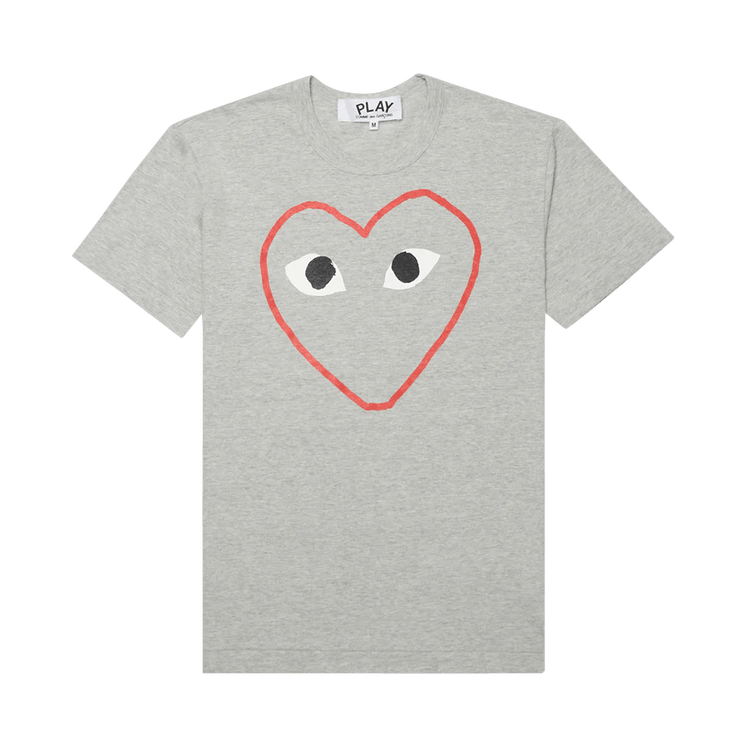 Comme des Garçons PLAY Heart Outline T-Shirt "Grey"
