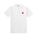 Comme des Garçons PLAY Polo "White"