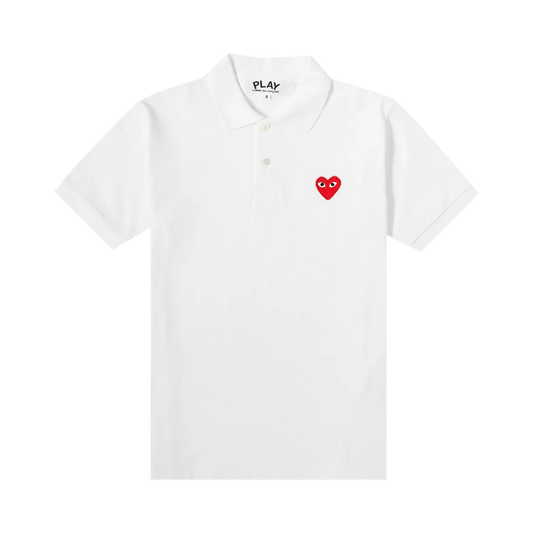 Comme des Garçons PLAY Polo "White"