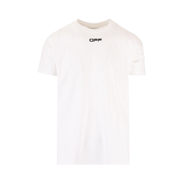 Off-White Caravaggio Arrow Short-Sleeve Slim T-Shirt "White"
