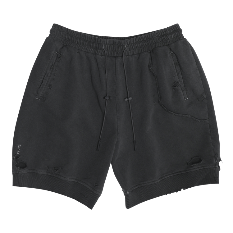 C2H4 Ruin Distressed Sweat shorts "Charcoal Gray"