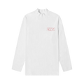 Martine Rose Jersey Funnel Neck "White"