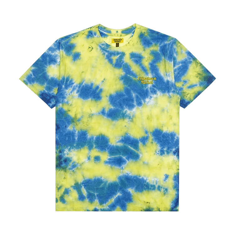 Chinatown Market Call My Lawyer Tie Dye T-Shirt "Yellow Dye"