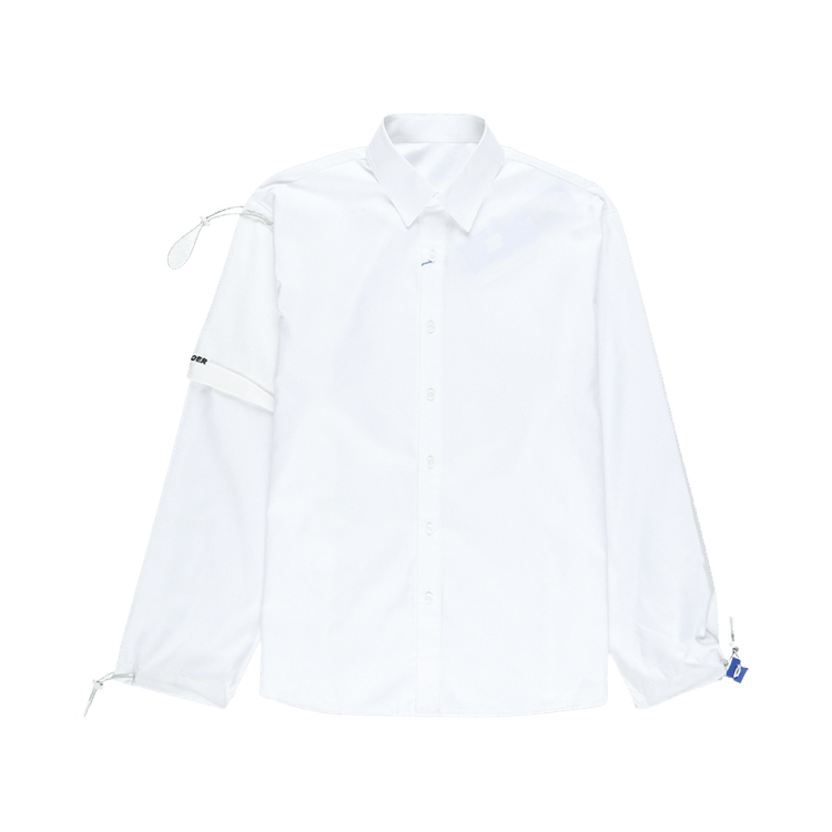 Ader Error Oversized Long-Sleeve Shirt "White"