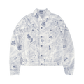 Dior Arsham Newspaper Denim Jacket "White"