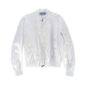 Dior Newspaper Transparent Technical Silk Jacket "White"