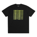 Carhartt WIP Short-Sleeve Fading Script T-Shirt "Black"