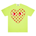 Comme des Garçons PLAY Pastelle Polka Dot Logo T-Shirt "Green"
