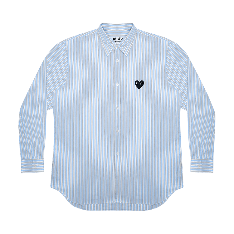Comme des Garçons PLAY Button Down "Light Blue/White"