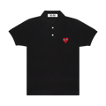 Comme des Garçons PLAY Emblem Polo Tee "Black"
