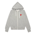 Comme des Garçons PLAY Zip Up "Grey"