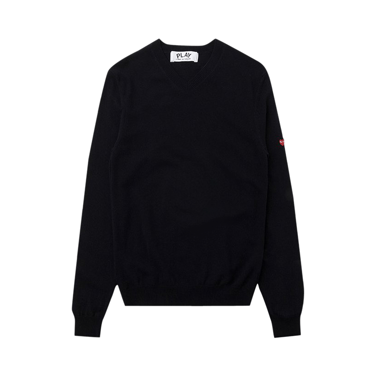 Comme des Garçons PLAY Small Heart Sweater "Navy"