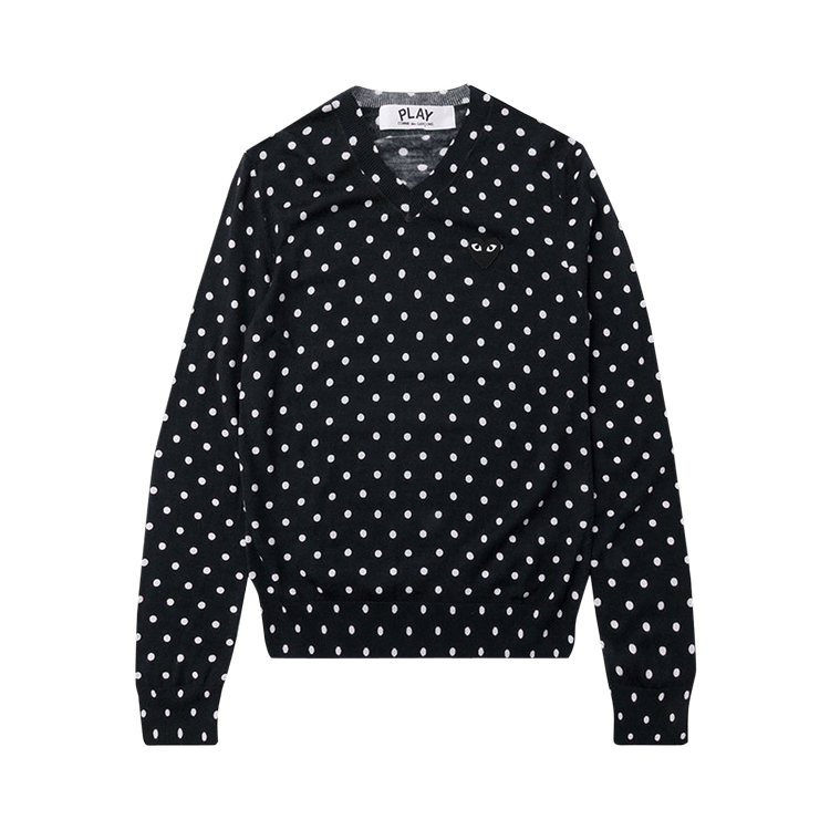 Comme des Garçons PLAY Polka Dot Sweater "Navy"