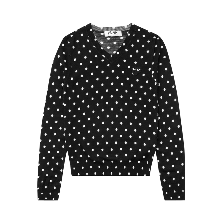 Comme des Garçons PLAY Polka Dot Sweater "Black"