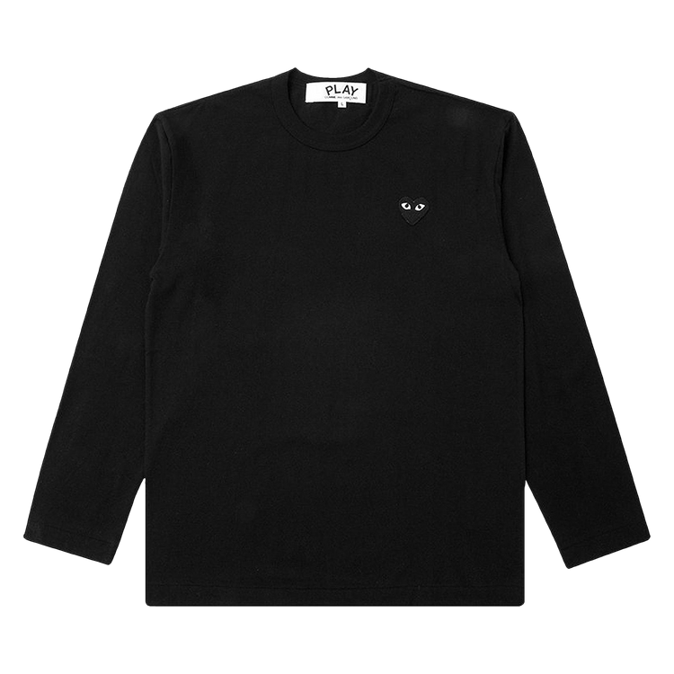 Comme des Garçons PLAY Black Emblem Long-Sleeve T-Shirt "Black"