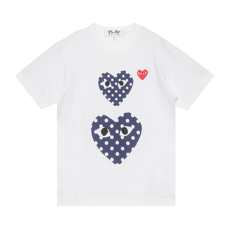 Comme des Garçons PLAY Polka Dot Duo T-Shirt "White"