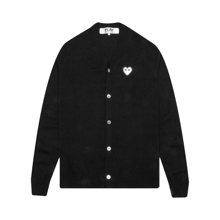 Comme des Garçons PLAY V-Neck Cardigan "Black"