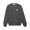 Comme des Garçons PLAY V-Neck Cardigan "Grey"