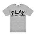 Comme des Garçons PLAY Text T-Shirt "Grey"
